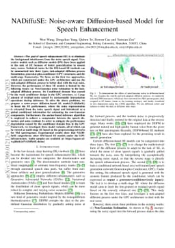 NADiffuSE: Noise-aware Diffusion-based Model for Speech Enhancement