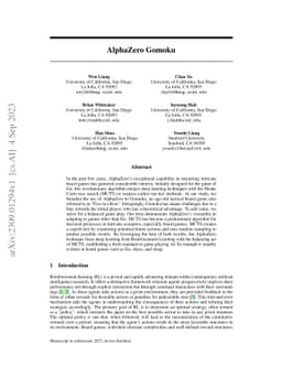 AlphaZero Gomoku