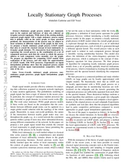 Locally Stationary Graph Processes