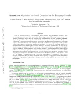 QuantEase: Optimization-based Quantization for Language Models