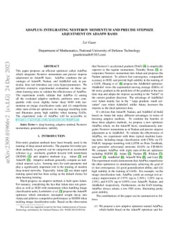 AdaPlus: Integrating Nesterov Momentum and Precise Stepsize Adjustment
  on AdamW Basis