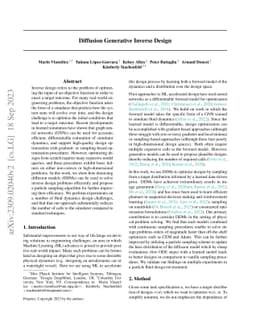 Diffusion Generative Inverse Design