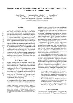 Symbolic Music Representations for Classification Tasks: A Systematic
  Evaluation