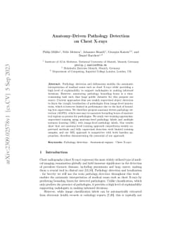 Anatomy-Driven Pathology Detection on Chest X-rays