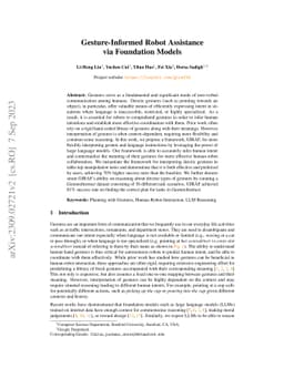 Gesture-Informed Robot Assistance via Foundation Models
