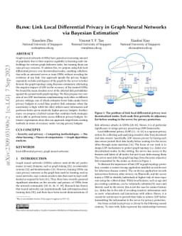 Blink: Link Local Differential Privacy in Graph Neural Networks via
  Bayesian Estimation