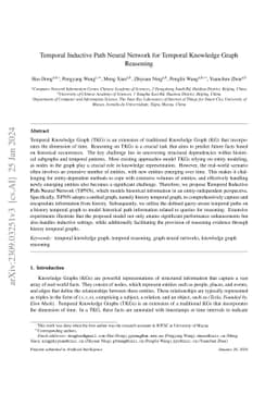 Temporal Inductive Path Neural Network for Temporal Knowledge Graph
  Reasoning