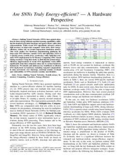 Are SNNs Truly Energy-efficient? $-$ A Hardware Perspective