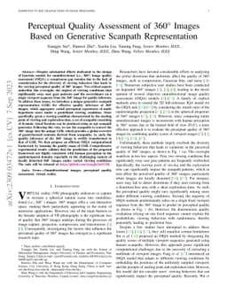 Perceptual Quality Assessment of 360$^\circ$ Images Based on Generative
  Scanpath Representation