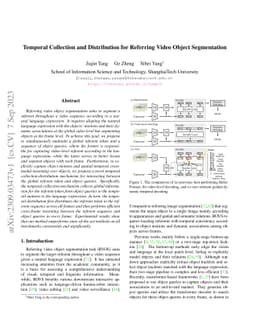 Temporal Collection and Distribution for Referring Video Object
  Segmentation