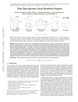 Data Type Agnostic Visual Sensitivity Analysis