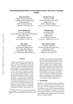 Enhancing Pipeline-Based Conversational Agents with Large Language
  Models