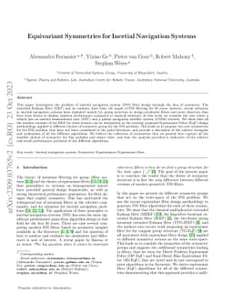 Equivariant Symmetries for Inertial Navigation Systems
