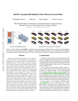 SimNP: Learning Self-Similarity Priors Between Neural Points
