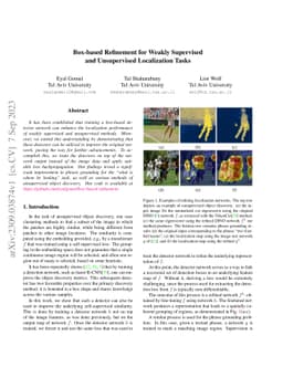 Box-based Refinement for Weakly Supervised and Unsupervised Localization
  Tasks