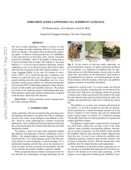 Zero-Shot Audio Captioning via Audibility Guidance