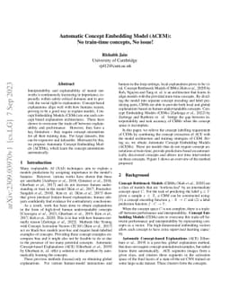 Automatic Concept Embedding Model (ACEM): No train-time concepts, No
  issue!