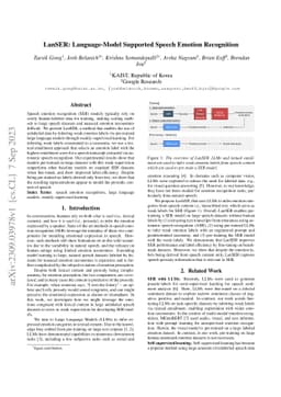 LanSER: Language-Model Supported Speech Emotion Recognition
