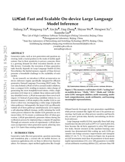 LLMCad: Fast and Scalable On-device Large Language Model Inference