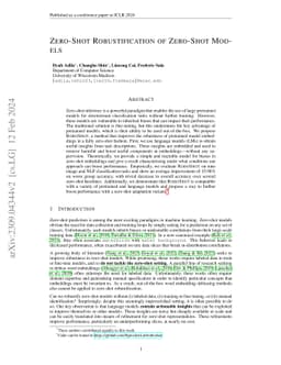 Zero-Shot Robustification of Zero-Shot Models