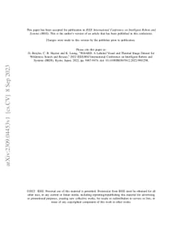 WiSARD: A Labeled Visual and Thermal Image Dataset for Wilderness Search
  and Rescue