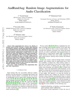 AudRandAug: Random Image Augmentations for Audio Classification