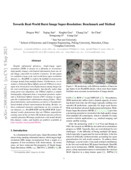 Towards Real-World Burst Image Super-Resolution: Benchmark and Method