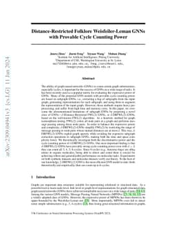 Distance-Restricted Folklore Weisfeiler-Leman GNNs with Provable Cycle
  Counting Power