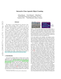Interactive Class-Agnostic Object Counting