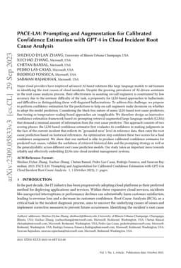 PACE-LM: Prompting and Augmentation for Calibrated Confidence Estimation
  with GPT-4 in Cloud Incident Root Cause Analysis
