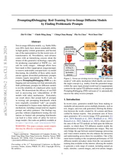 Prompting4Debugging: Red-Teaming Text-to-Image Diffusion Models by
  Finding Problematic Prompts