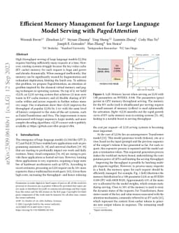 Efficient Memory Management for Large Language Model Serving with
  PagedAttention