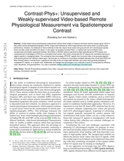 Contrast-Phys+: Unsupervised and Weakly-supervised Video-based Remote
  Physiological Measurement via Spatiotemporal Contrast