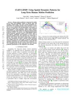 CLiFF-LHMP: Using Spatial Dynamics Patterns for Long-Term Human Motion
  Prediction