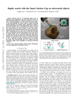 Haptic search with the Smart Suction Cup on adversarial objects
