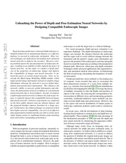 Unleashing the Power of Depth and Pose Estimation Neural Networks by
  Designing Compatible Endoscopic Images