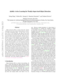 ALWOD: Active Learning for Weakly-Supervised Object Detection