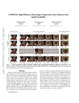 COMPASS: High-Efficiency Deep Image Compression with Arbitrary-scale
  Spatial Scalability