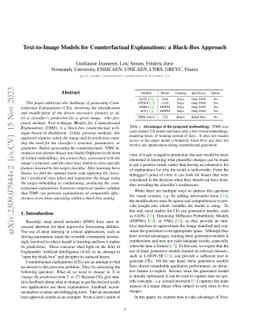 Text-to-Image Models for Counterfactual Explanations: a Black-Box
  Approach