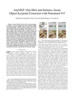 AnyOKP: One-Shot and Instance-Aware Object Keypoint Extraction with
  Pretrained ViT