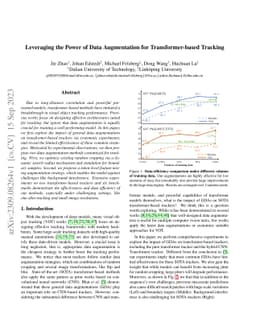 Leveraging the Power of Data Augmentation for Transformer-based Tracking