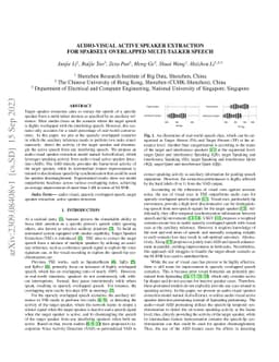 Audio-Visual Active Speaker Extraction for Sparsely Overlapped
  Multi-talker Speech