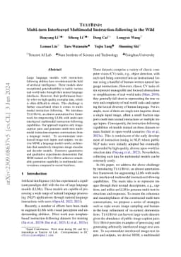 TextBind: Multi-turn Interleaved Multimodal Instruction-following in the
  Wild