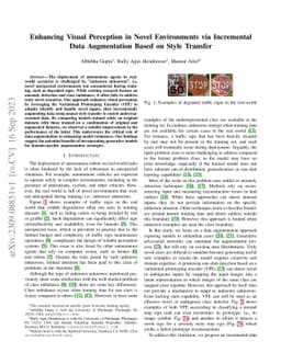 Enhancing Visual Perception in Novel Environments via Incremental Data
  Augmentation Based on Style Transfer