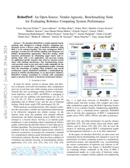 RobotPerf: An Open-Source, Vendor-Agnostic, Benchmarking Suite for
  Evaluating Robotics Computing System Performance
