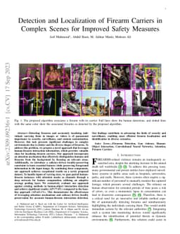 Detection and Localization of Firearm Carriers in Complex Scenes for
  Improved Safety Measures