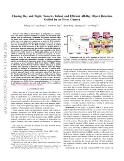Chasing Day and Night: Towards Robust and Efficient All-Day Object
  Detection Guided by an Event Camera