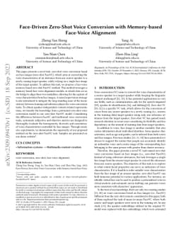 Face-Driven Zero-Shot Voice Conversion with Memory-based Face-Voice
  Alignment