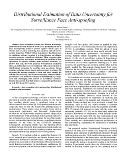 Distributional Estimation of Data Uncertainty for Surveillance Face
  Anti-spoofing