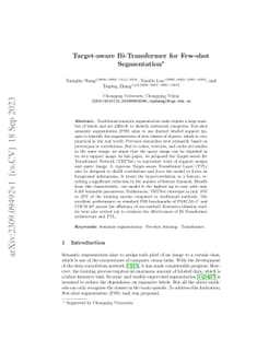 Target-aware Bi-Transformer for Few-shot Segmentation
